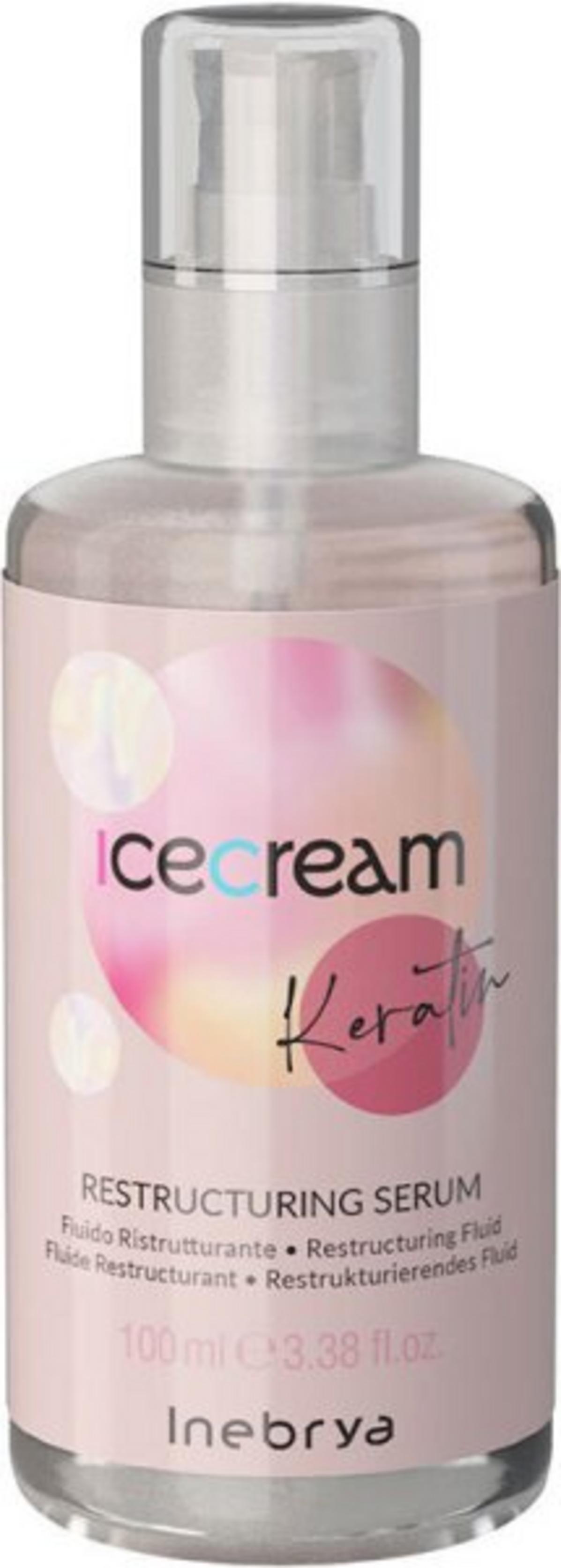 Inebrya Haarserum Inebrya, Ice Cream Keratin, Hair Serum, Restructuring, 100 ml Regular