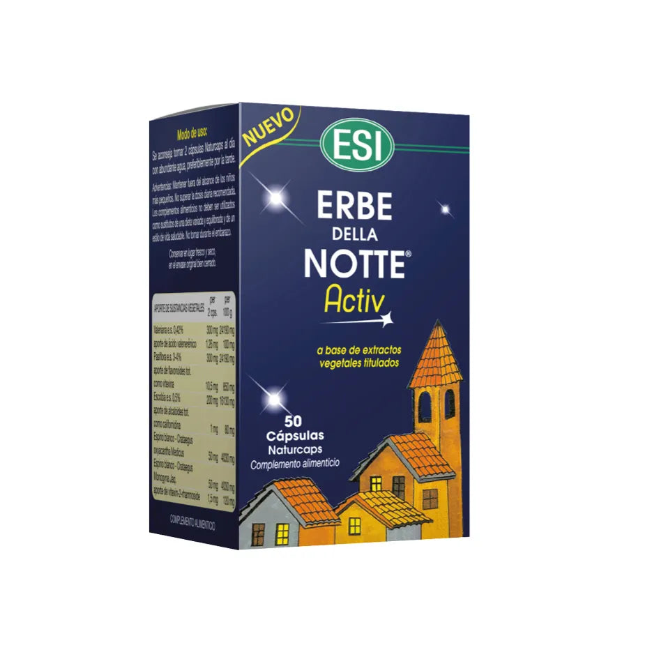 ESI ESI Erbe Della Notte Activ 50 Naturcaps Nahrungsergänzungsmittel 50 Kapseln Kosmetik