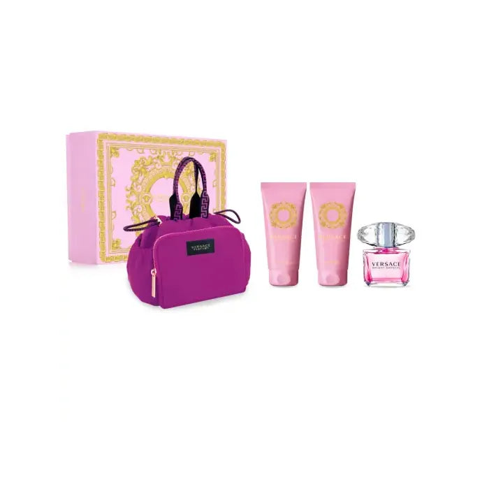 VERSACE VERSACE Bright Crystal Eau de Toilette Spray 90 ml Set 4-teilig Parfüm