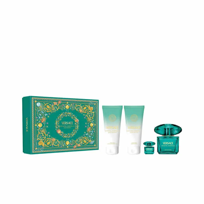 VERSACE VERSACE Crystal Emerald Eau de Parfum Spray 90 ml Set 4 Artikel Parfüm