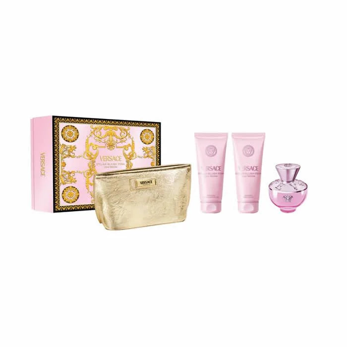 Versace Dylan Blush Pink Eau De Parfum Spray 100ml Set 4 Artikel