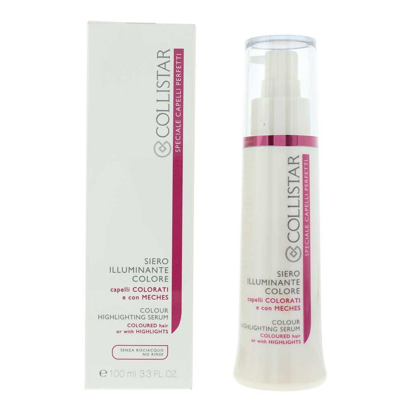 Collistar Collistar, Colour Highlighting Serum, Vegan, Haarserum, Reparatur, 100 ml Regular
