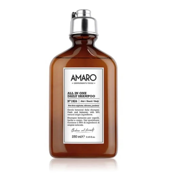 FARMAVITA Farmavita Amaro All In One Daily Shampoo N1924 Hair-Beard-Body 250 ml