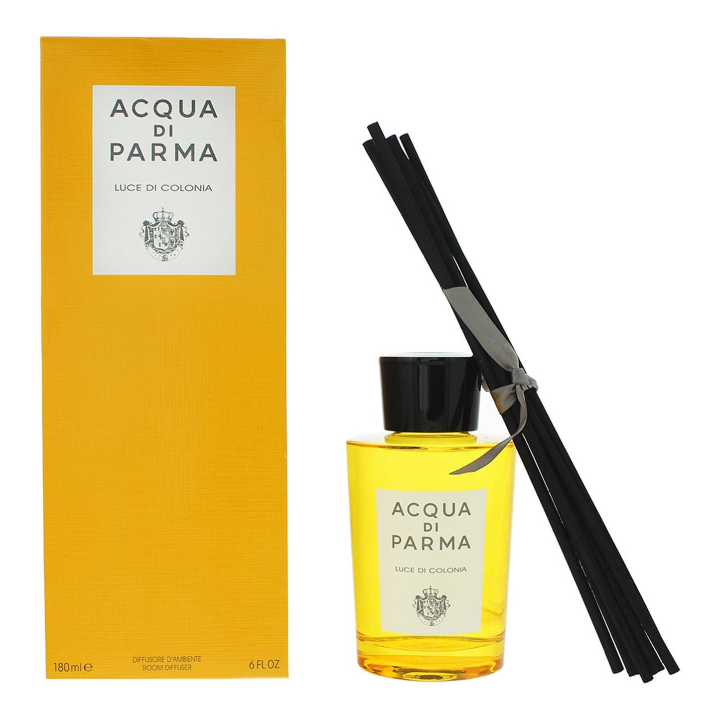 Acqua di Parma Aroma-Rattanstäbchen-Diffusor Acqua di Parma, Luce Di Colonia, Fragrance Sticks, Citrus, Aroma Reed Diffuser,