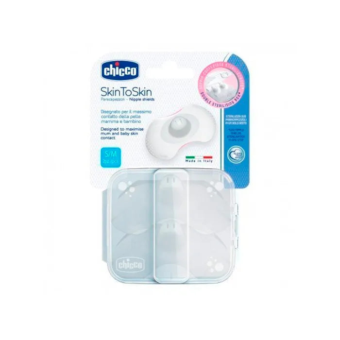 CHICCO CHICCO SkinToSkin Nippelschoner aus Silikon Größe S-M 2 Stück Kosmetik