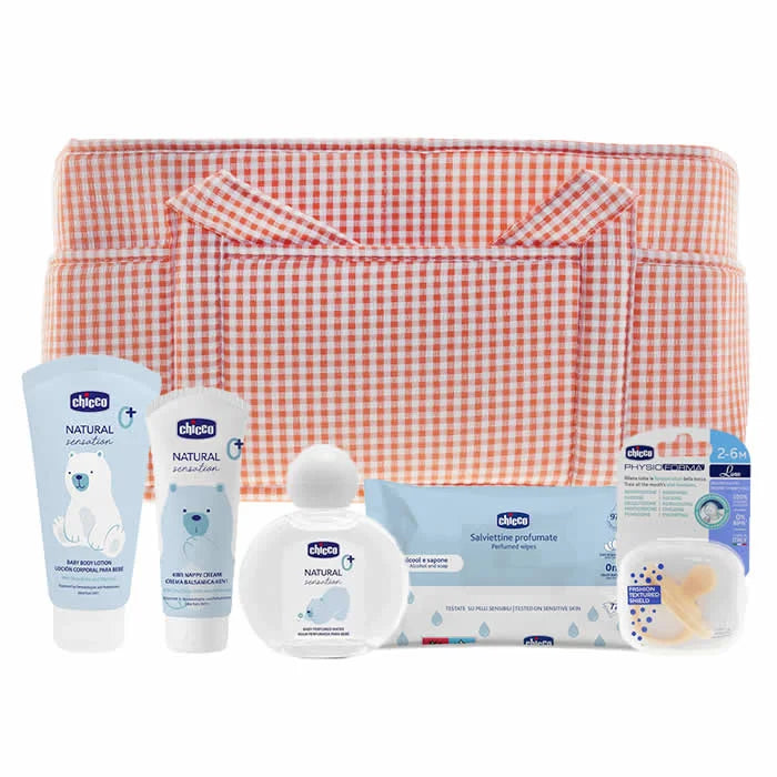 CHICCO CHICCO MimosBox Organizer Korb Set 6-teilig Rosa Kosmetik