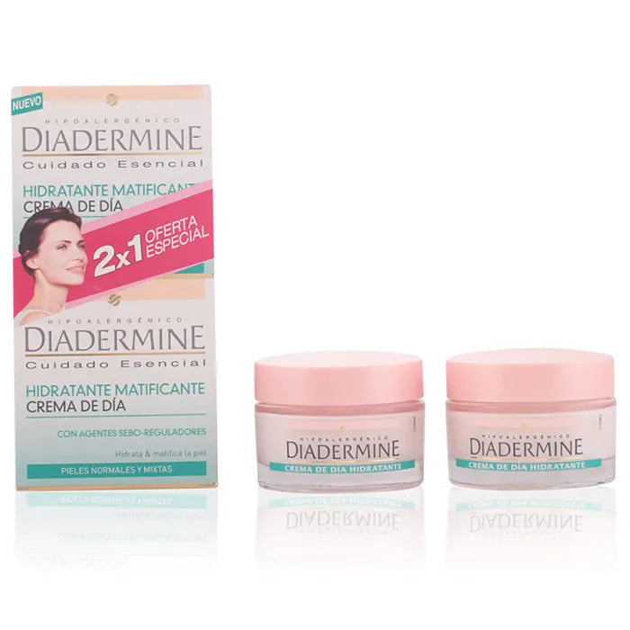 DIADERMINE DIADERMINE Moisturizing Mattifying Tagescreme 50 ml Set 2 Artikel Gesichtscreme