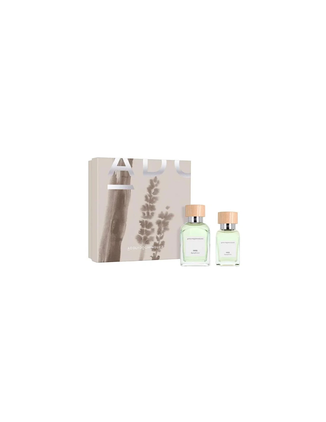 ADOLFO DOMINGUEZ A D Agua Fresca Eau de Toilette Spray 120 ml und 60 ml Set Parfüm