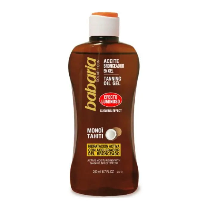 Babaria Tanning Oil Gel Glowing Effect 200ml