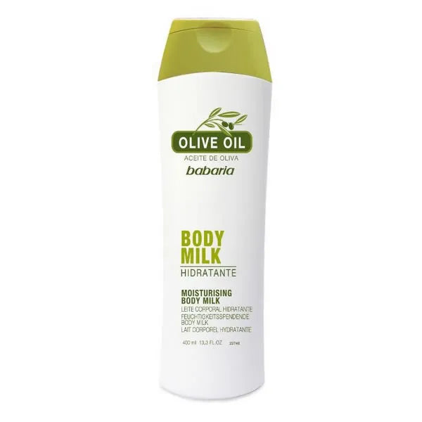 BABARIA BABARIA Moisturizing Olive Oil Body Milk 400 ml Körpermilch mit Olivenöl Gesichtscreme