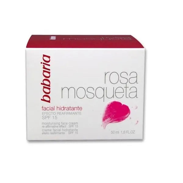 BABARIA BABARIA Face Cream 24 Hour Moisture mit Rose Hip Oil und SPF 15 50 ml Gesichtscreme