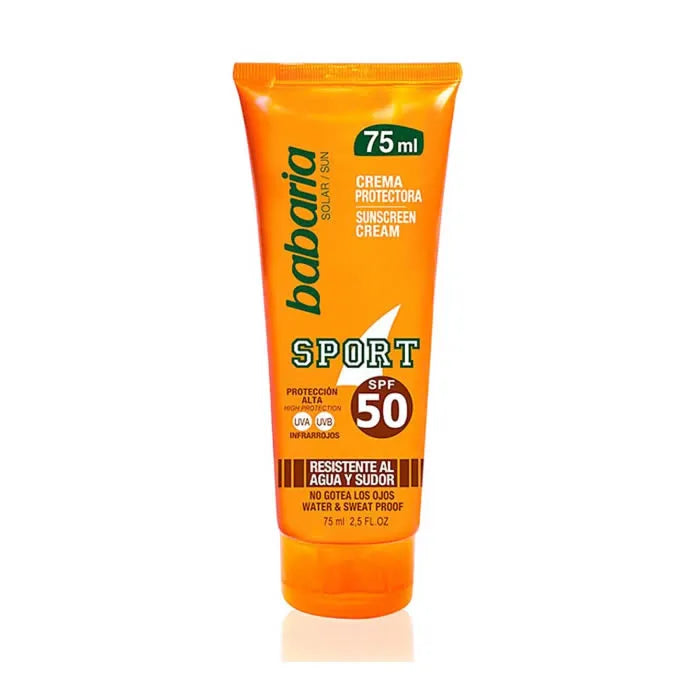 BABARIA BABARIA Sport Sun Cream SPF 50 Sonnenschutzcreme 75 ml Sonnencreme