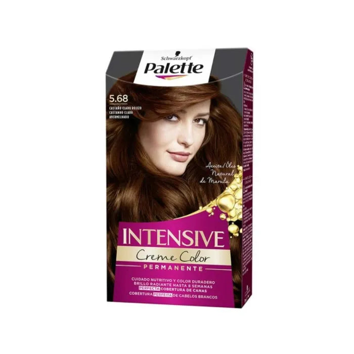 SCHWARZKOPF SCHWARZKOPF Palette Intensive Creme Color Haarfarbe 5.68 Hell Rötlich Braun