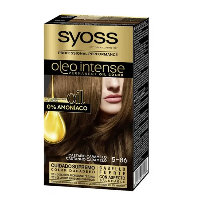 SYOSS SYOSS Oleo Intense Permanente Haarfarbe 5-86 Karamell Braun
