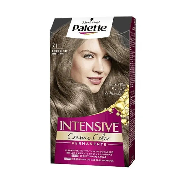 SCHWARZKOPF SCHWARZKOPF Palette Intensive Creme Color Tint 7.1 Medium Aschblond Haarfarbe