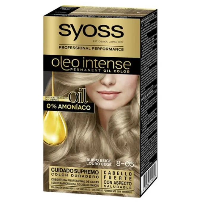 SYOSS SYOSS Oleo Intense Permanente Haarfarbe 8-05 Beige Blonde