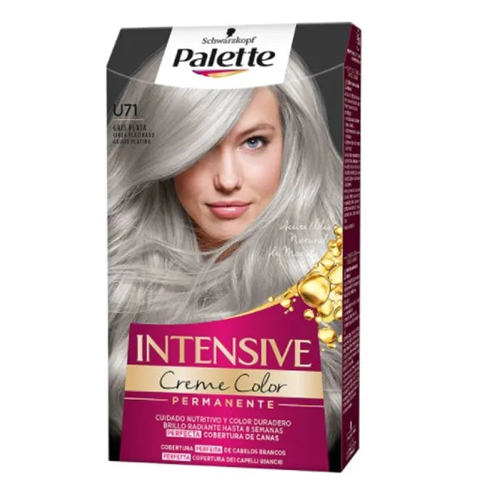 SCHWARZKOPF SCHWARZKOPF Palette Intensive Creme Color Tint Haarfarbe U71 Grey Silber