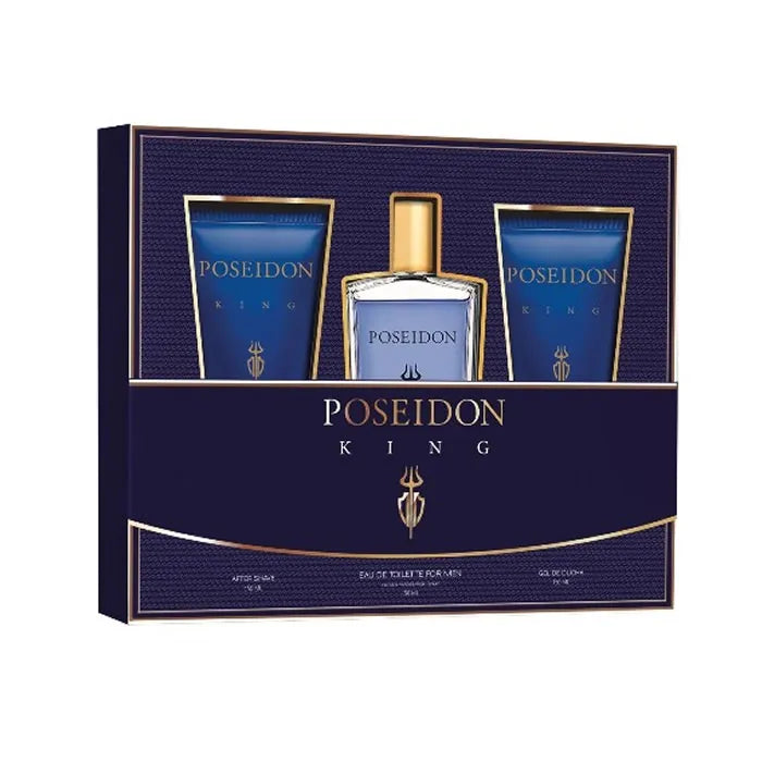 AIRE DE SEVILLA AIRE DE SEVILLA Poseidon King Men Eau de Toilette Spray 150 ml 3er Set Parfüm