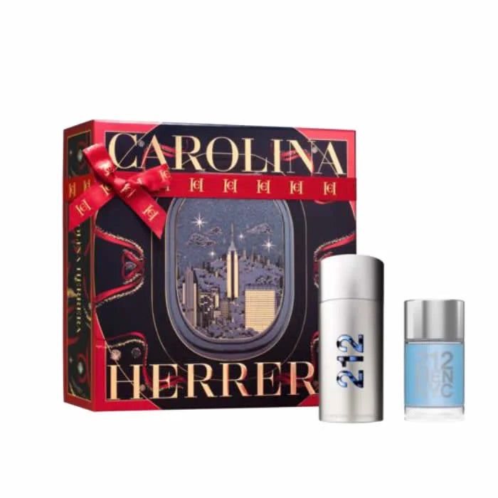 Carolina Herrera 212 Men Eau De Toilette Spray 100ml Set 2 Artikel