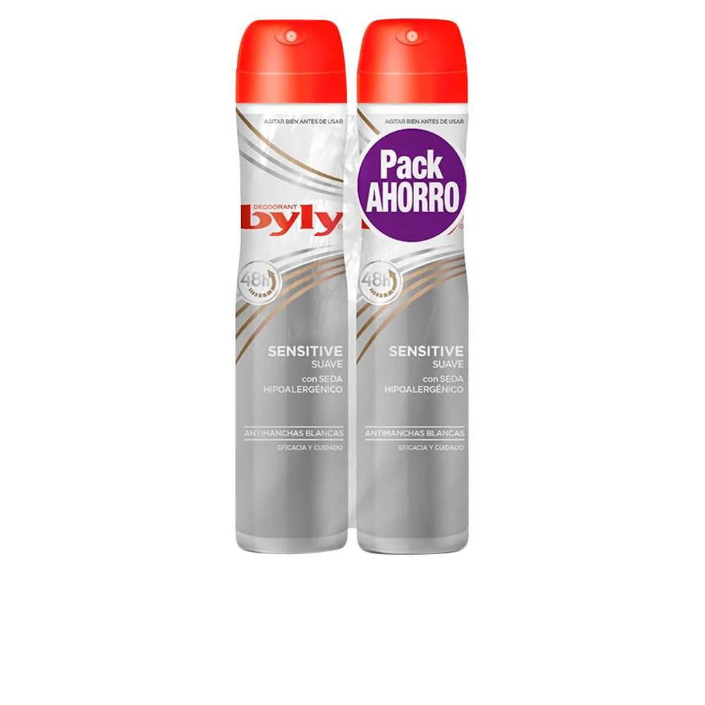 BYLY BYLY Sensitive Desodorant Spray 2 x 200 ml Deo Spray für empfindliche Haut Kosmetik