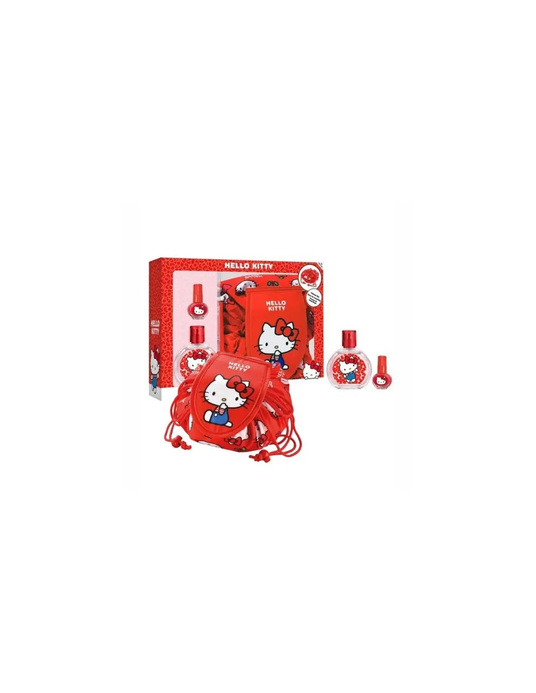 CARTOON CARTOON Hello Kitty Eau de Toilette 50 ml mit Kosmetiktasche und Nagellack Set Parfüm