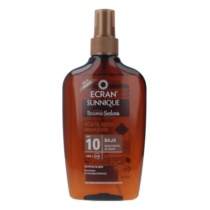 ECRAN Sunnique Silky Mist Trockenöl Sonnenschutz SPF 10 200 ml Sonnenpflege