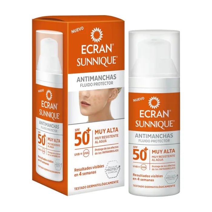 ECRAN Sunnique Antimanchas Sonnenschutz Fluido SPF 50+ 50 ml