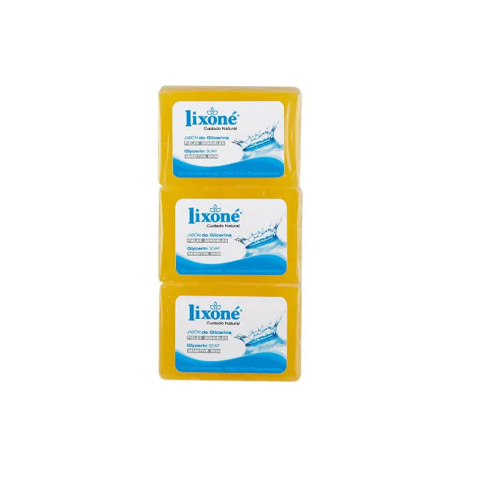 LIXONÉ LIXONÉ Glycerin Seife Empfindliche Haut 3 Stück je 125 g