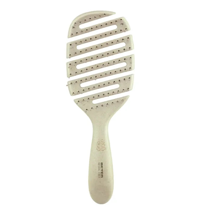 BETER Detangling Natural Fiber Flexible Vent Haarbürste Beige Kosmetik
