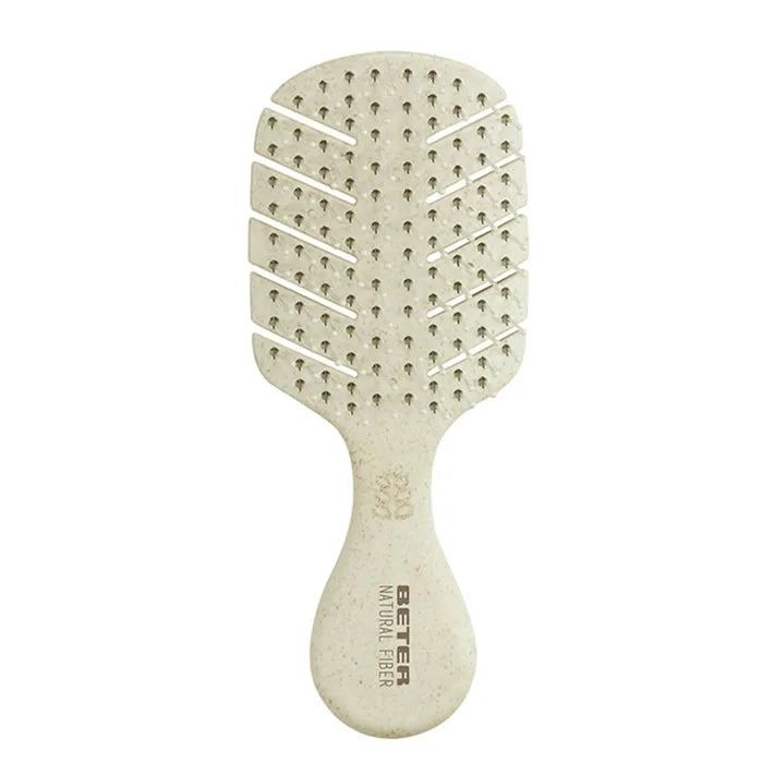 BETER Detangling Mini Haarbürste Natural Fiber Beige kleine Entwirrbürste Kosmetik