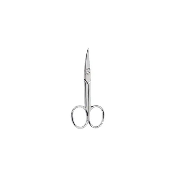 Beter Chrome Plated Curved Manicure Scissors 9Cm