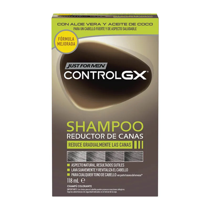 JUST FOR MEN Control Gx Shampoo zur Reduzierung von grauem Haar 118 ml