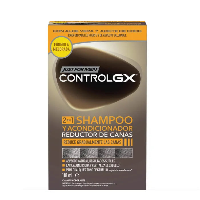 JUST FOR MEN JUST FOR MEN Control Gx Shampoo und Conditioner zur Reduzierung grauer Haare 118 ml