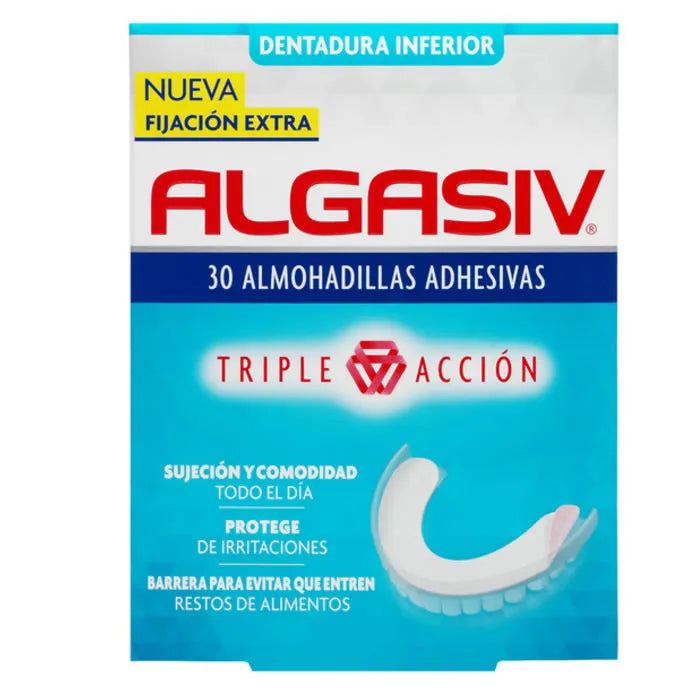 ALGASIV ALGASIV Denture Fixative Haftcreme 30 Stück zur Prothesenbefestigung Kosmetik