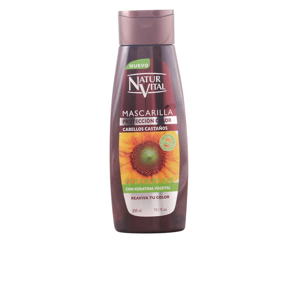 NATURALEZA Y VIDA Colorsafe Braunes Haar Maske 300 ml Haarpflege
