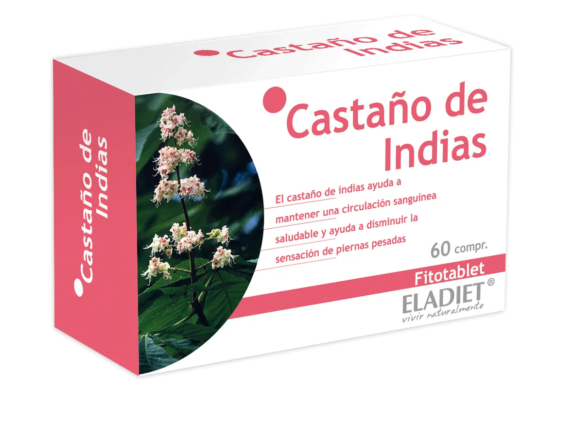 ELADIET ELADIET Castaño De Indias Fitotabletten 60 Stück Nahrungsergänzung Kosmetik