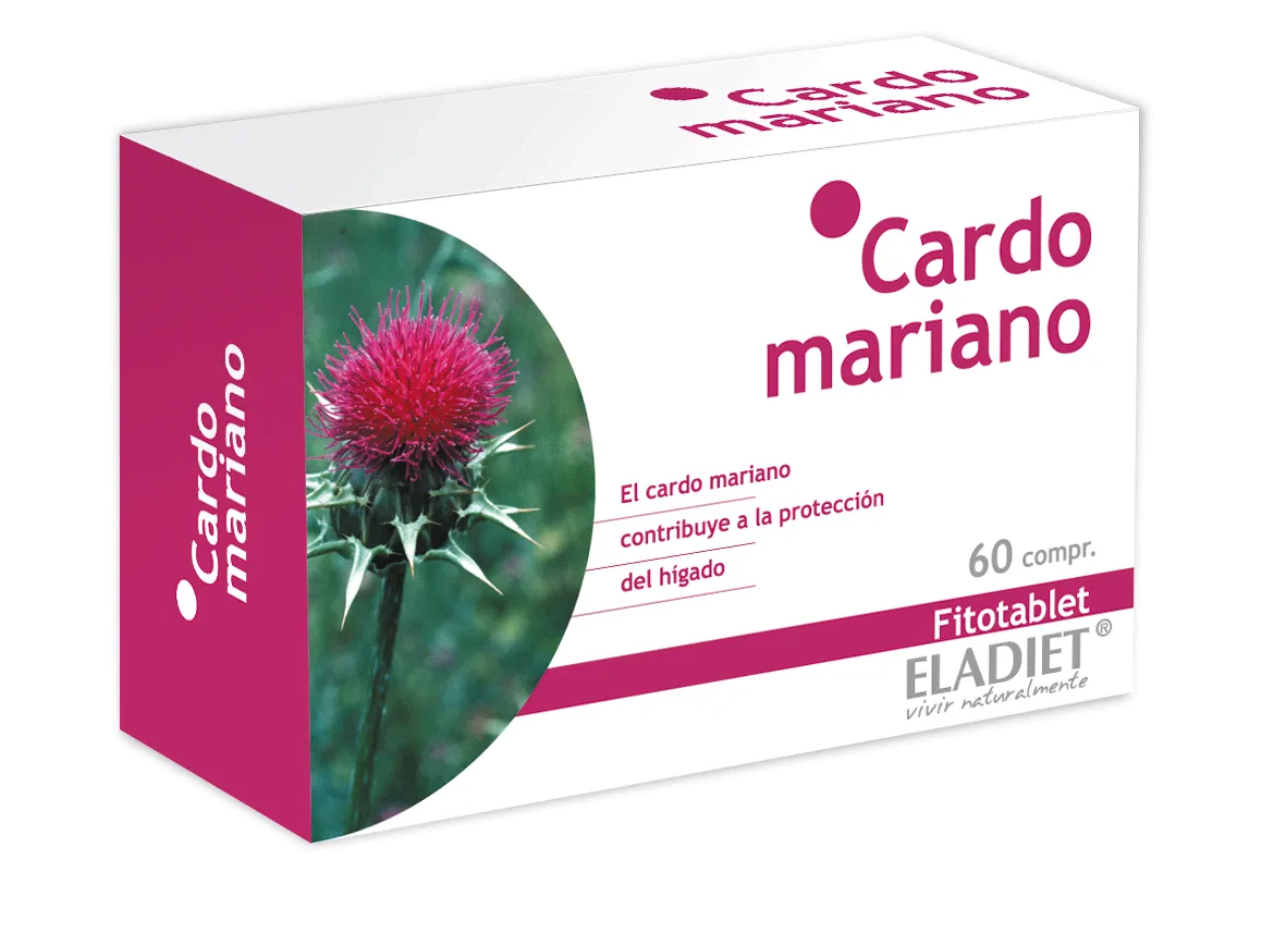 ELADIET ELADIET Cardo Mariano 60 Tabletten 330 mg Nahrungsergänzungsmittel Kosmetik