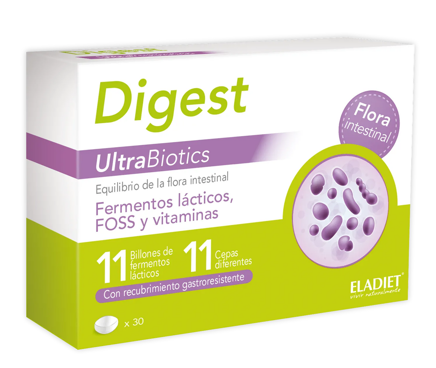 ELADIET ELADIET Digest Ultrabiotics 30 Kapseln Nahrungsergänzungsmittel Kosmetik