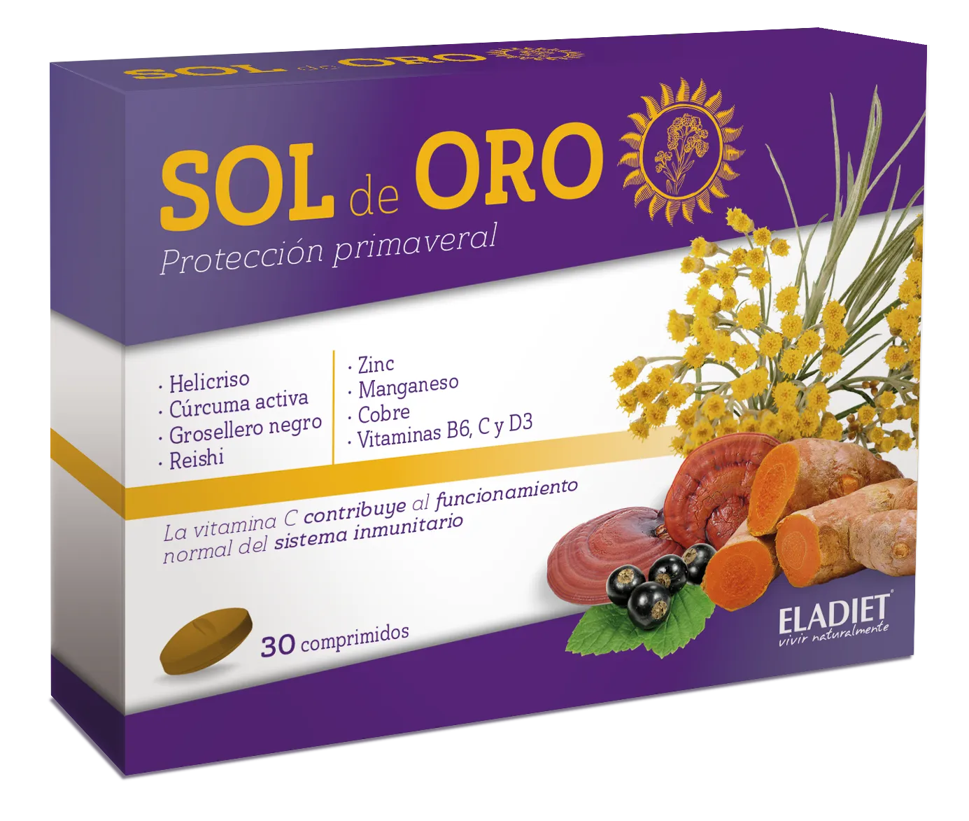 ELADIET ELADIET Sol De Oro 30 Kapseln Kosmetik Nahrungsergänzung