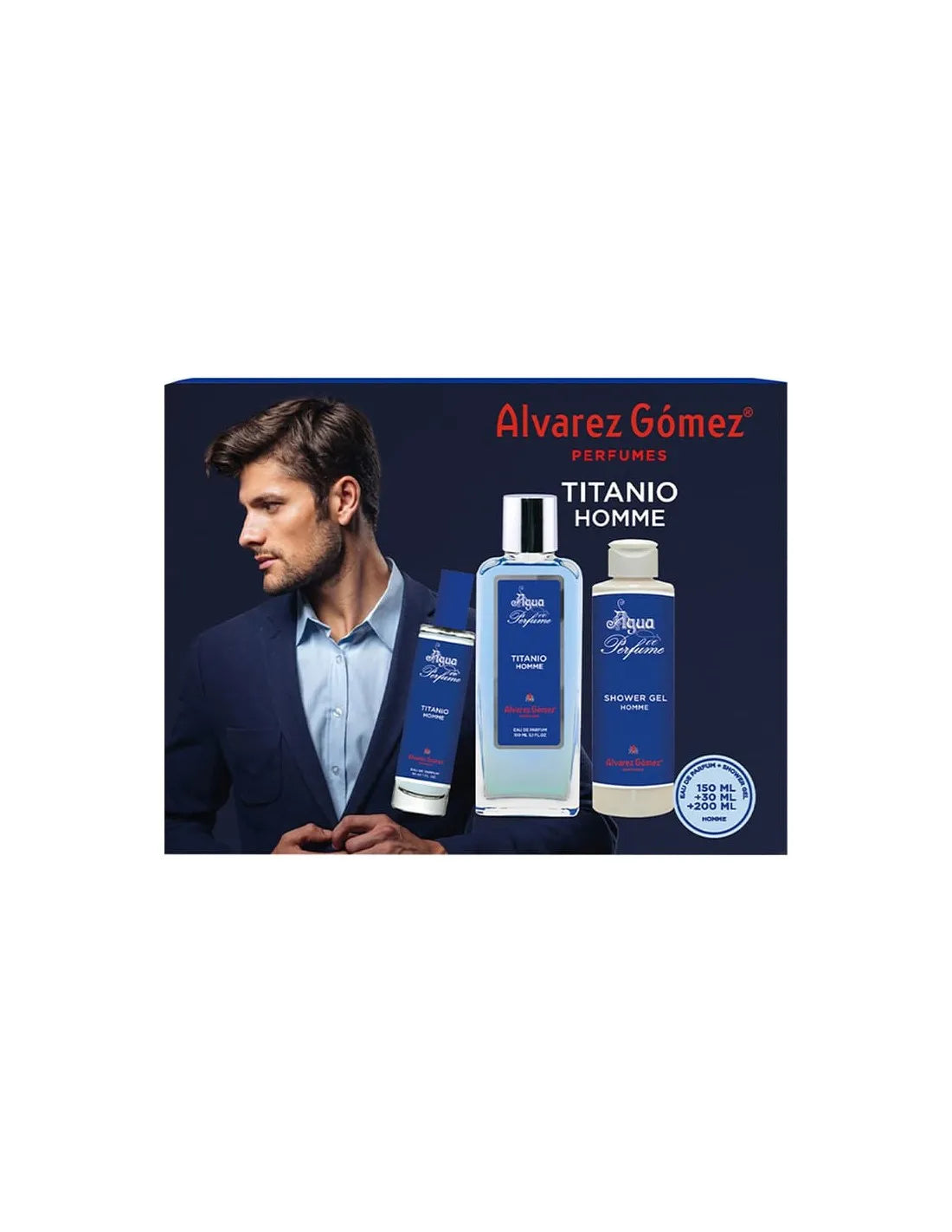 ALVAREZ GÓMEZ Alvarez Gómez Alv Gomez Agua De Perfume Homme Edp 150ml Titanio Sets