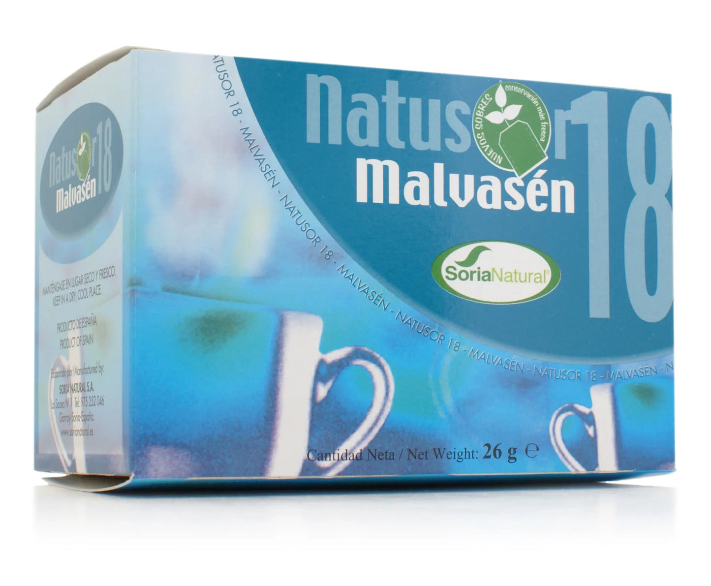 SORIA SORIA Natusor 18 Malvasen mit 20 Filtern Kosmetik Zubehör