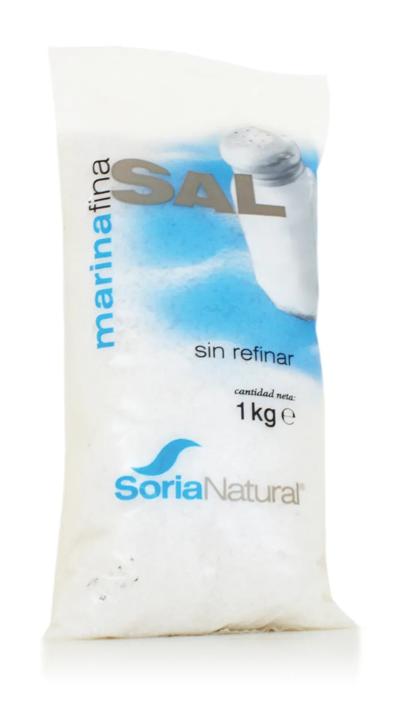 ALECOSOR ALECOSOR Sal Marina Fina Sin Refinar Meersalz 1 kg unraffiniert Kosmetik