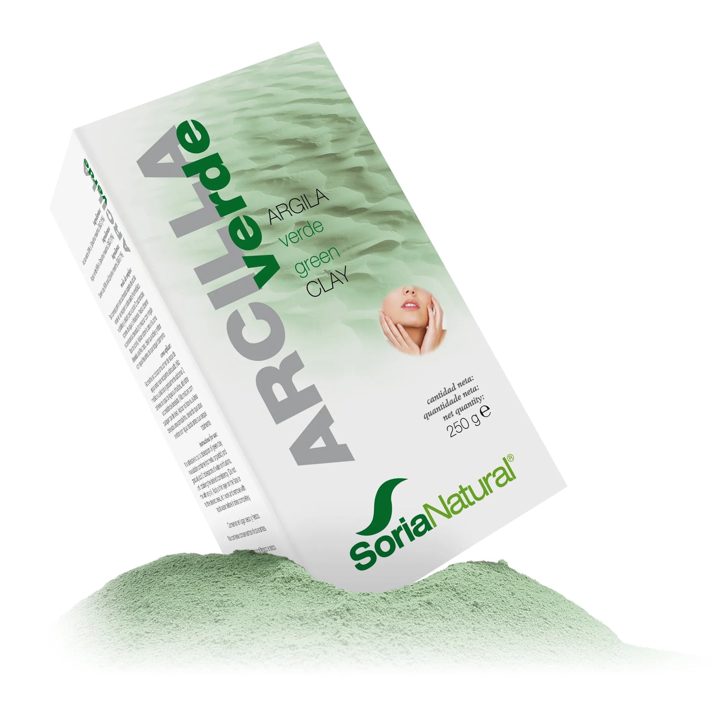 SORIA SORIA Arcilla Verde 250 g Naturkosmetik Gesichtspulver Tonerde Maske