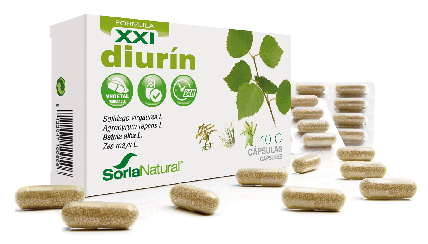 SORIA SORIA 10-C Diurin 30 Kapseln Langzeitfreisetzung Nahrungsergänzung Kosmetik