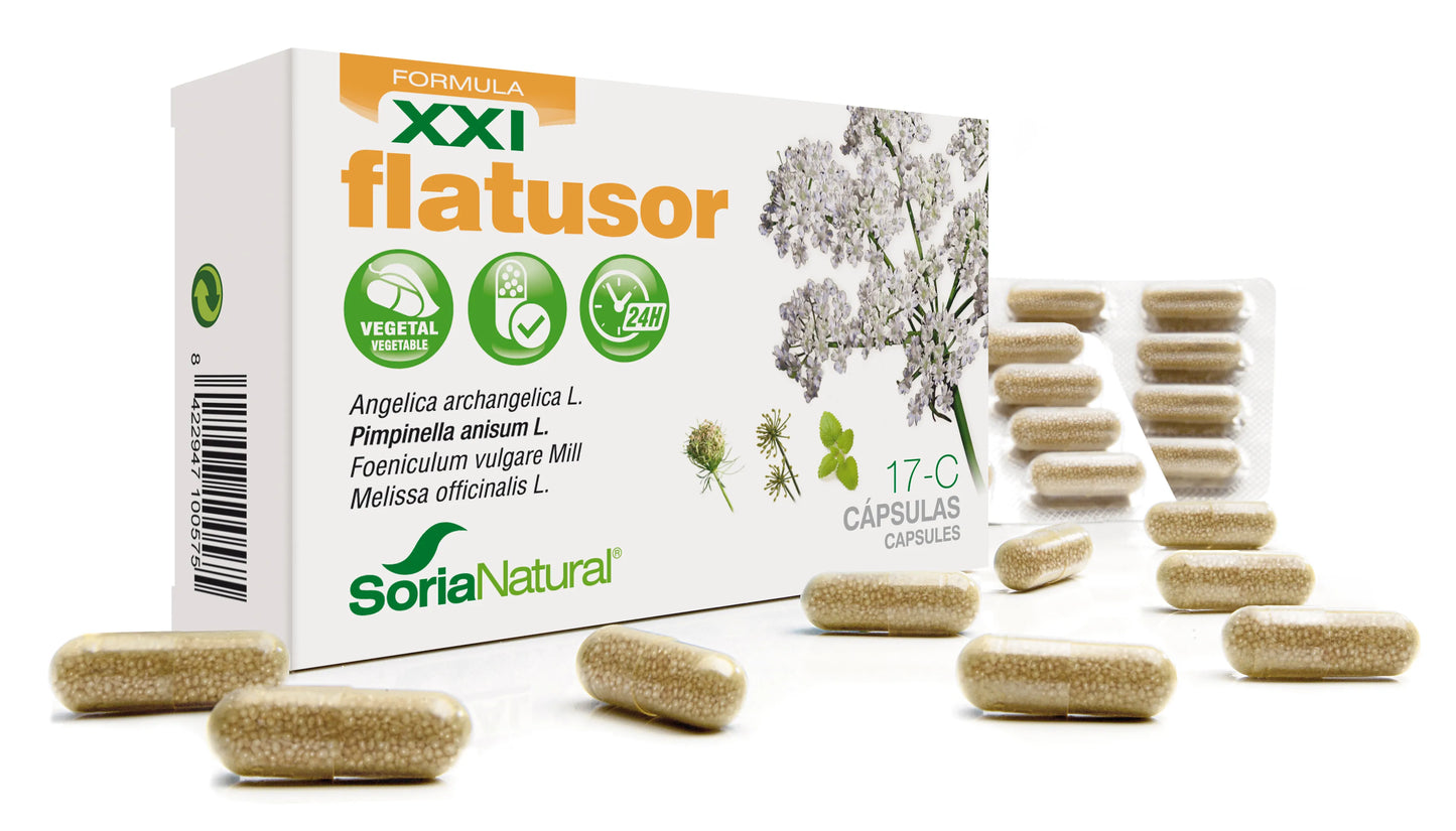 SORIA SORIA 17-C Flatusor 30 Kapseln Liberacion Prol Sxxi Nahrungsergänzung Kosmetik