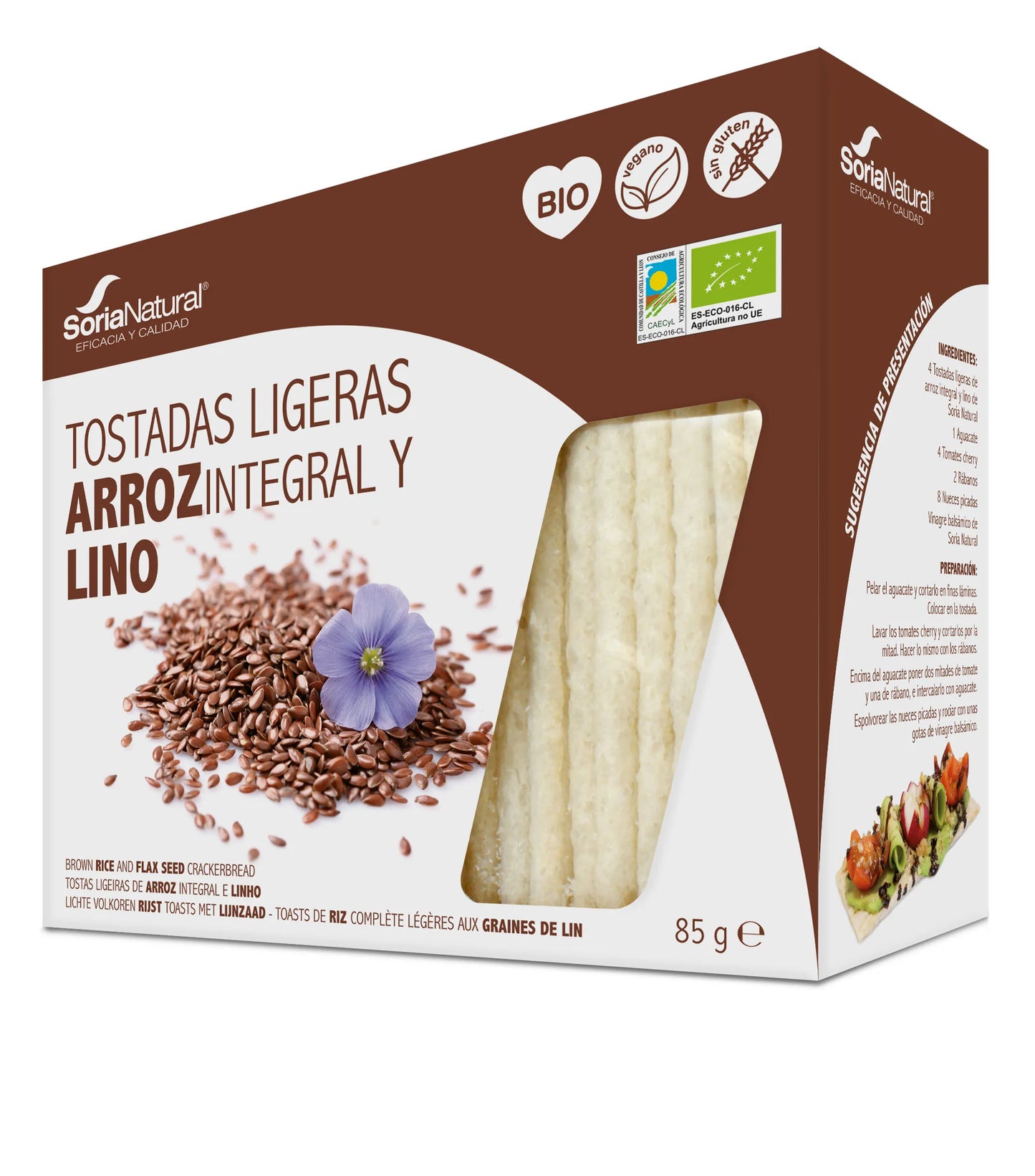 ALECOSOR ALECOSOR Bio Tostadas De Arroz y Lino Kosmetikprodukt