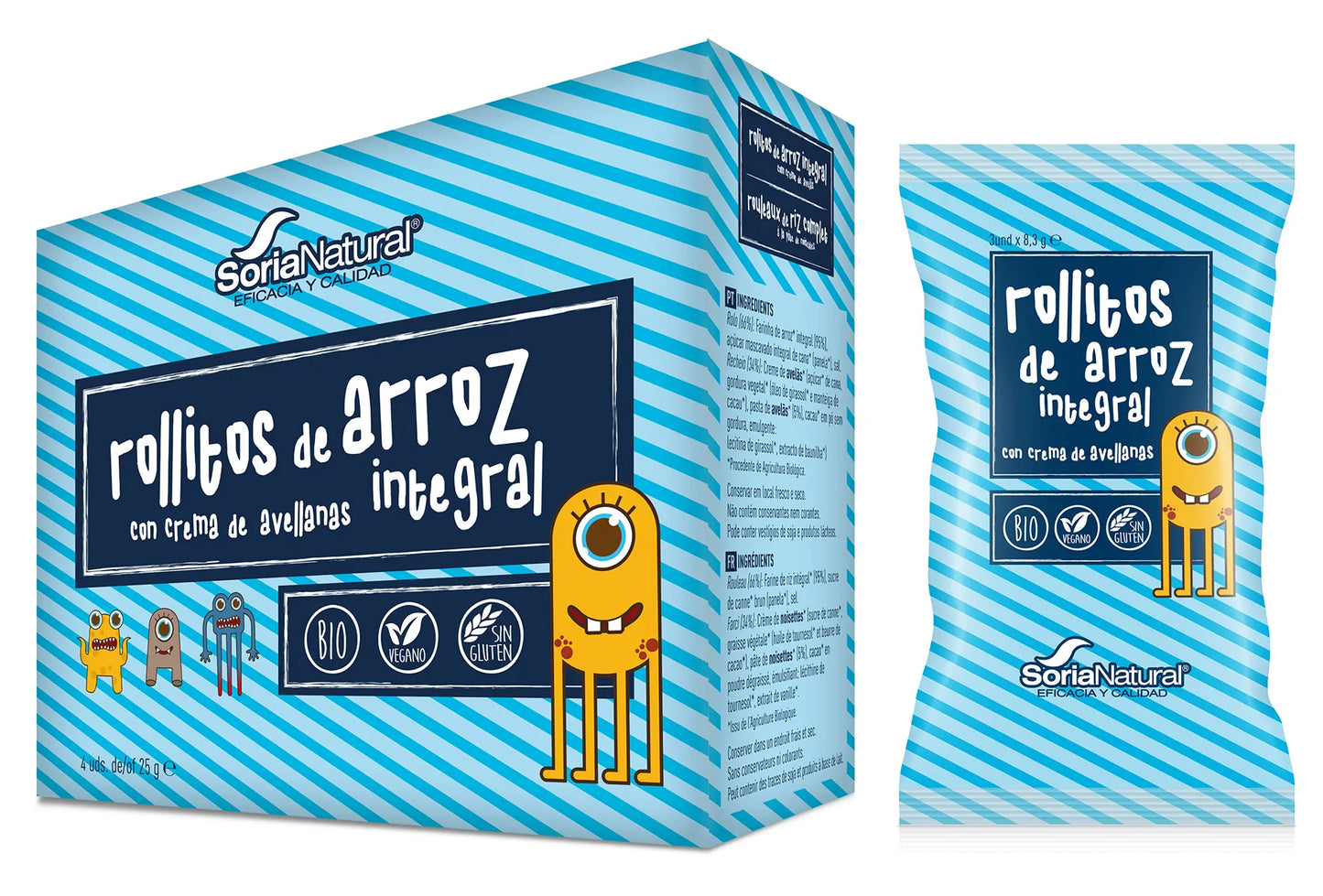 ALECOSOR ALECOSOR Rollitos de Arroz Reisrollen Kosmetik 4 Stück Packung