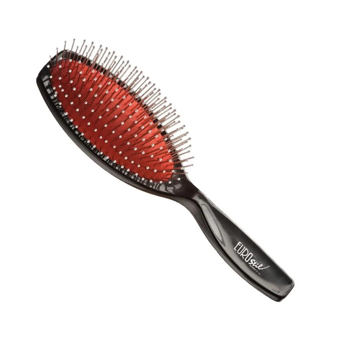 EUROSTIL EUROSTIL Pinsel mit weißer Kugel, mittelgroß, schwarz, 1 Stück Kosmetik