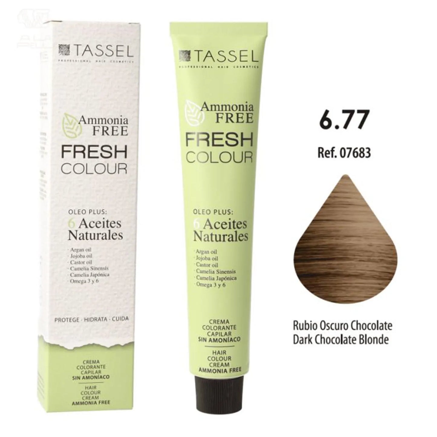 EUROSTIL EUROSTIL Fresh Colour Crema Decolorante 6,77 Rubio Oscuro Chocolate ohne Ammoniak 1 Stück Kosmetik