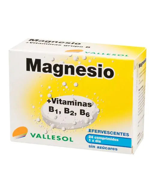 Vallesol Magnesio B Efervescente 24comp